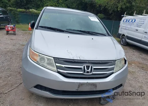 2012 Honda Odyssey Ex-L z USA, uszkodzony, nr VIN 5FNRL5H66CB106575